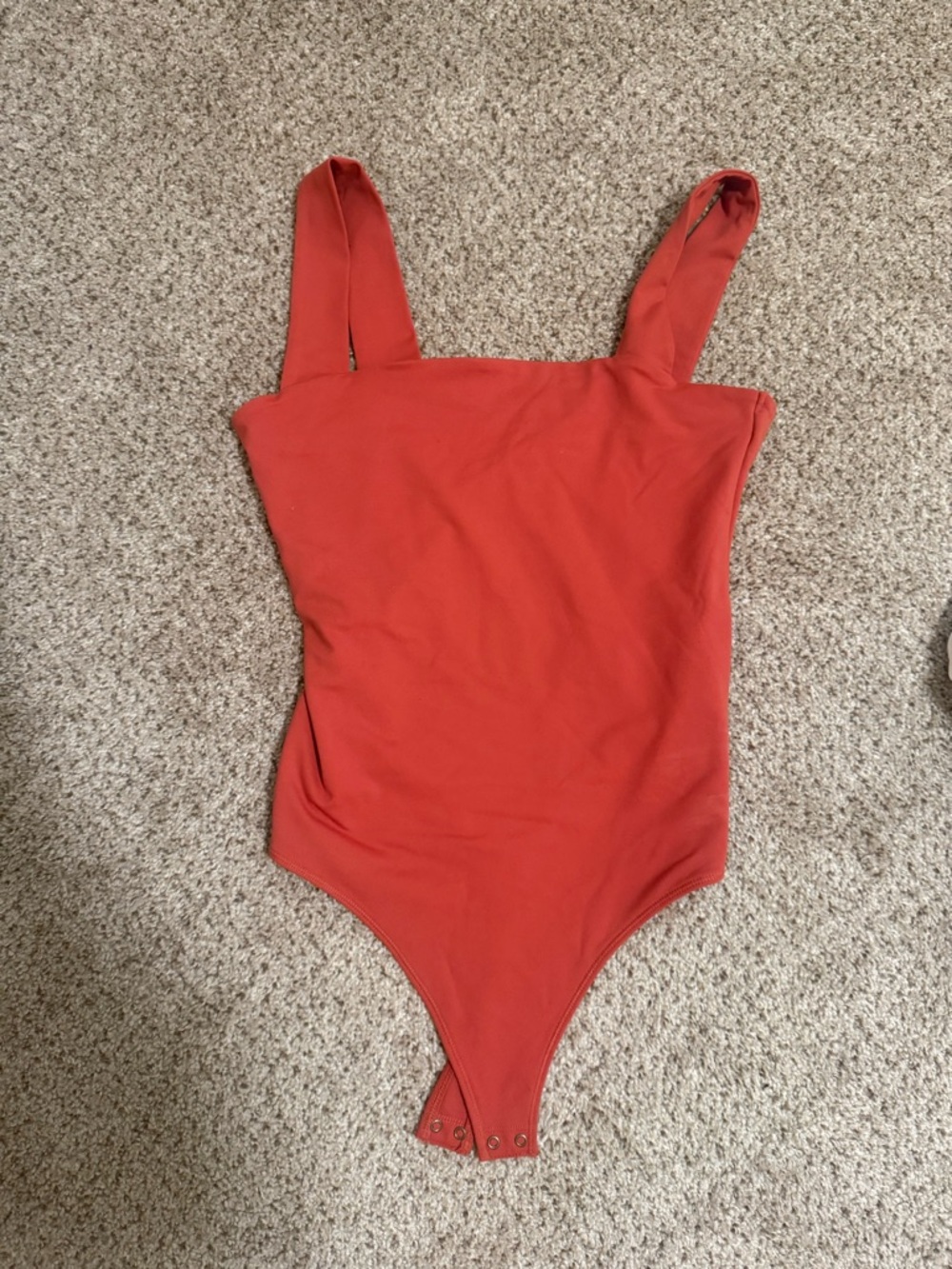 Abercrombie Rust Red One-Piece Bodysuit